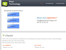 Tablet Screenshot of pixel-technology.com